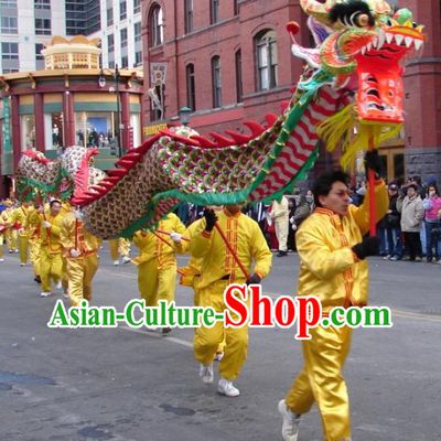 Traditional Chinese Dragon Dance Equipment Full Set