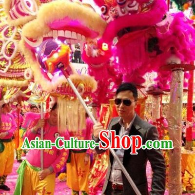Supreme Best Gold New Year Celebration Dragon Dance Costume Complete Set