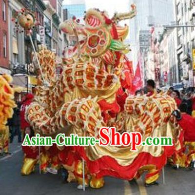 Best Traditional Chinese Festival Celebration Southern Dragon Dance Costumes Complete Set