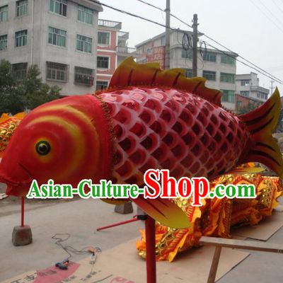 Traditional Chinese Lunar New Year Parade Fish Dance Prop