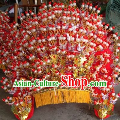 Traditional Chinese Wedding Phoenix Hat for Women