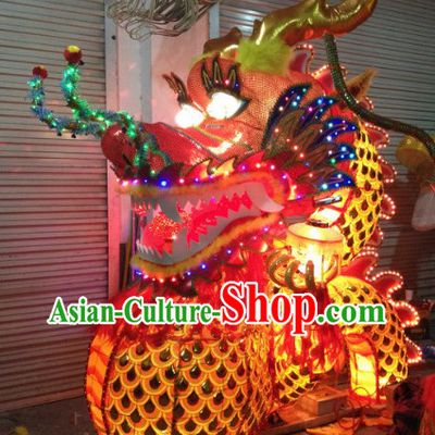 Display and Parade Chinese New Year Shopping Malls or Museums Use Dragon Dance Arts and Crafts