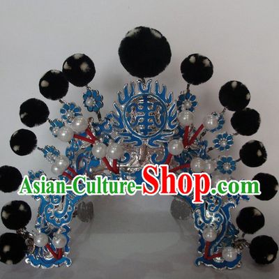 Traditional Chinese Peking Opera Female General Helmet