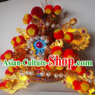 Traditional Chinese Peking Beijing Opera Hat Headgear for Men