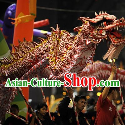 Professional Competition and Performance Ultraviolet Dragon Dance Costumes Complete Set