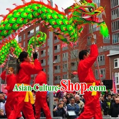 Professional Competition and Performance Ultraviolet Dragon Dancing Costumes Complete Set
