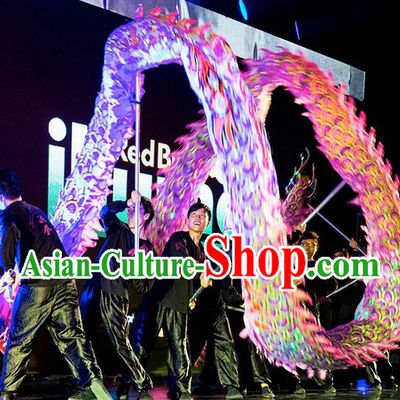 Professional Competition and Performance Ultraviolet Dragon Dance Costume Complete Set