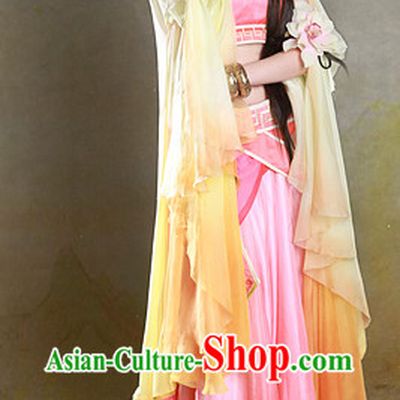 Chinese Fairy Costumes and Headpieces Complete Set