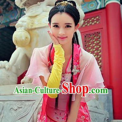 Chinese Swordwoman Costumes and Accessories Complete Set