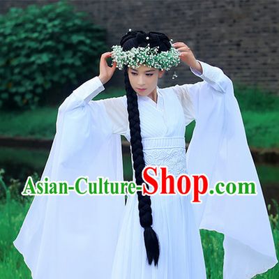 Xiao Long Nv White Clothes Complete Set for Women