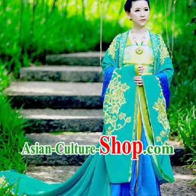 Chinese Imperial Princess Dresses and Hair Accessories Complete Set