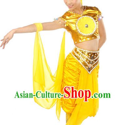 Dunhuang Drum Dance Costumes and Headwear Full Set