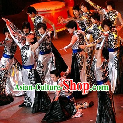 Chinese Folk Ethnic Dance Costumes for Men