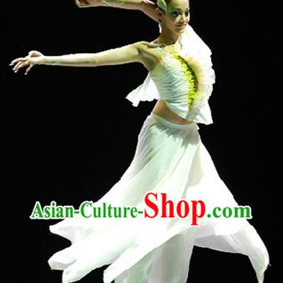 Professional Solo Dance Costumes and Headwear Complete Set for Women