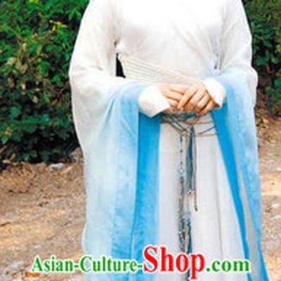 Ancient Chinese Xiao Long Nv Dragon Lady Costumes and Headwear Full Set