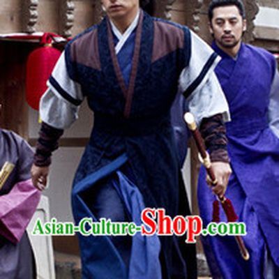 Ancient Korean Swordman Costumes Complete Set for Men