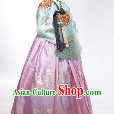 Ancient Korean Imperial Clothing and Headpieces Complete Set