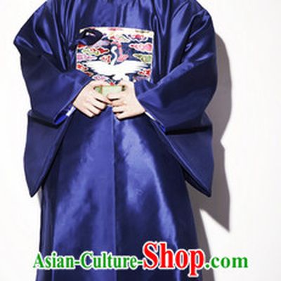 Ancient Korean Imperial Official Suit and Hat Complete Set for Men