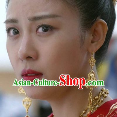 Ancient Korean Imperial Empress Earrings
