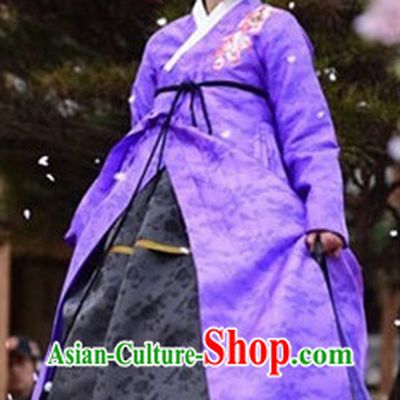 Traditional Korean Imperial Hanbok Dresses Complete Set