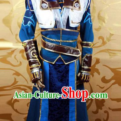 Ancient Chinese Swordsman Cosplay Costumes Complete Set