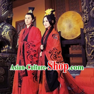 Traditional Chinese Bridal Wedding Dresses Two Complete Sets