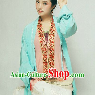 Chinese Classical Song Dynasty Hanfu Quju Dresses for Women