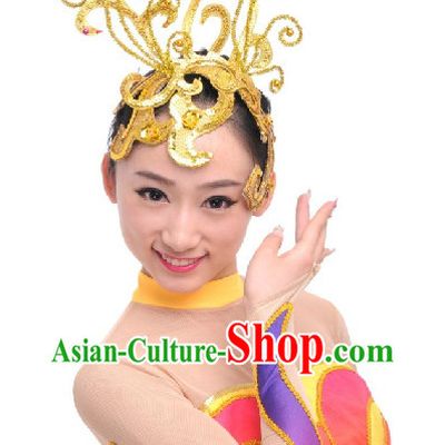 Professional Chinese Modern Dance Headwear