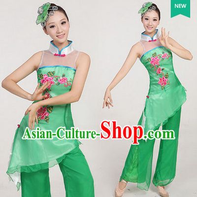 Traditional Chinese Spring Dancing Outfit Complete Set
