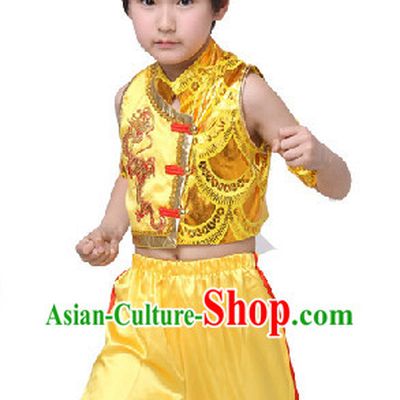 Traditional Chinese Dragon Dancer Suit for Kids