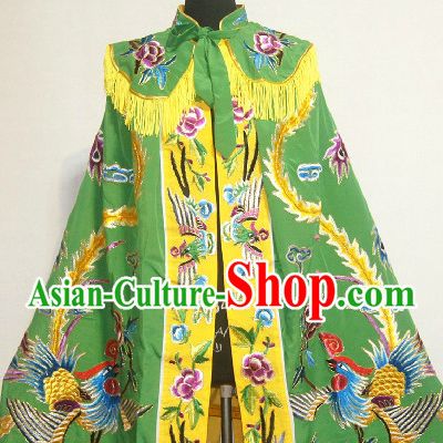Chinese Traditional Phoenix Embroidery Mantle