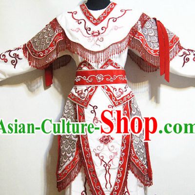 Chinese Traditional Hua Mulan Armor Costumes for Women