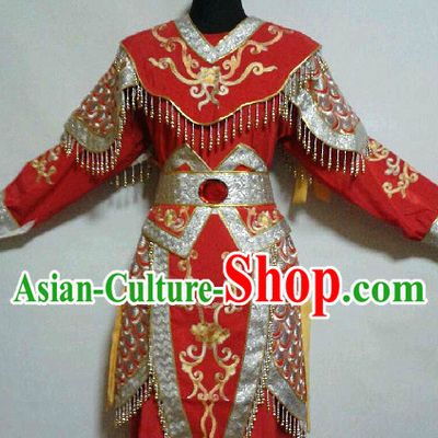 Chinese Traditional Female General Armor Costumes
