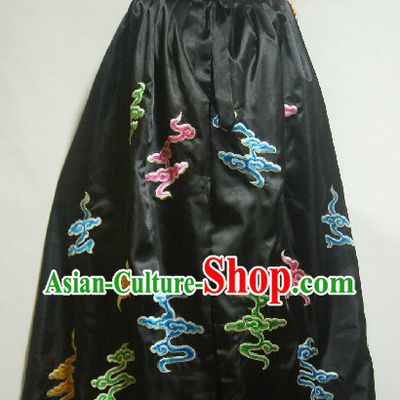 Chinese Stage Performance Black Cape