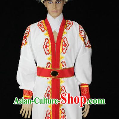 Ancient Chinese Desert Prince Costumes and Hat Complete Set