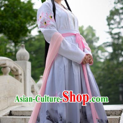 Ancient Chinese Poet Costumes Complete Set