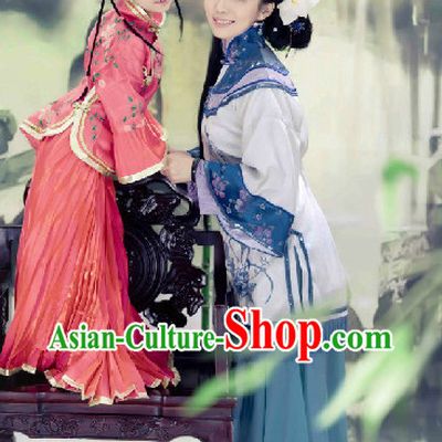 Ancient Chinese Mother and Son Costumes 2 Complete Sets