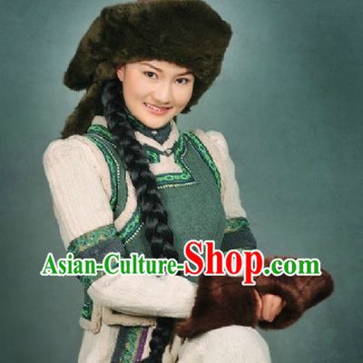 Mongolian Princess Jacket Clothes and Hat Complete Set