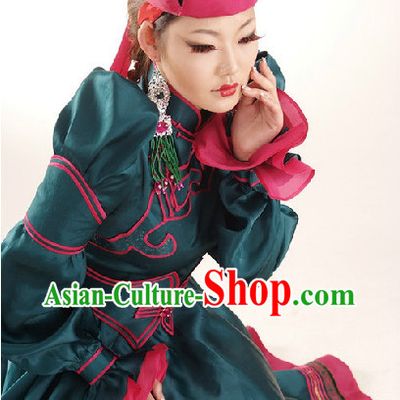 Mongolian Queen Garment and Hat Complete Set