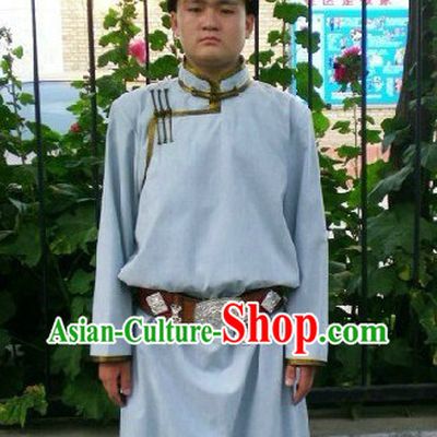 Mongolian Nobleman Clothing and Hat Complete Set