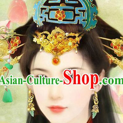 Asian Classical Wedding Hair Accessories
