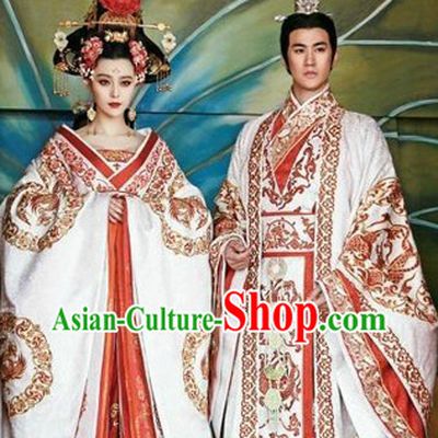 Ancient Chinese Tang Imperial Palace Wu Zetian Female Emperor Clothing