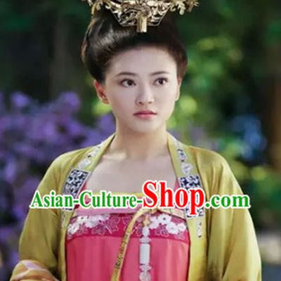 Ancient Tang Dynasty Empress Attire Complete Set