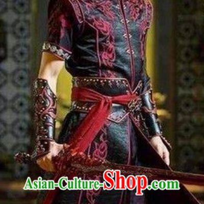 Yi Yifeng Asian Swordman Costumes and Cuff Complete Set
