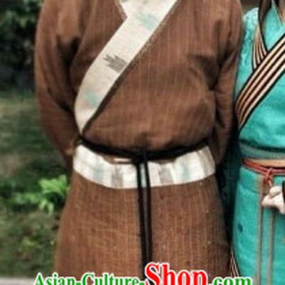 Ancient China Hanfu Long Robe Set for Men