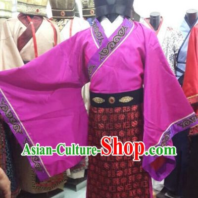 Ancient Chinese Official Clothing and Hat for Men