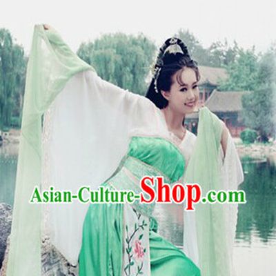 Ancient Chinese Fairy Costumes and Hair Accessories