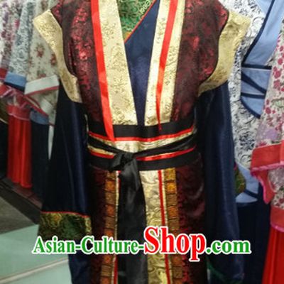 Ancient Chinese Court Dress and Hat for Men