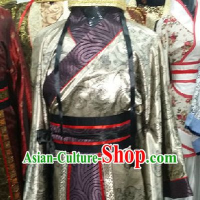 Ancient Chinese Court Costumes and Hat for Men