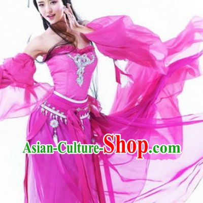 Chinese Traditional Dance Costume and Hair Decorations
